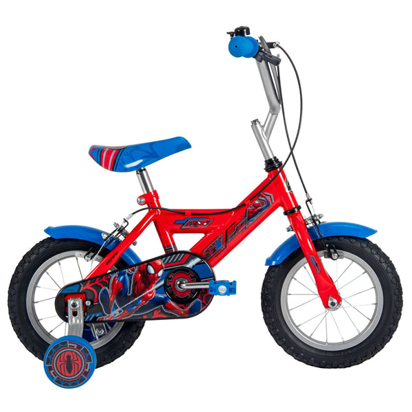 Spider-Man Kinderfiets - Jongens - 12 inch - Rood Blauw - Twee handremmen 12 inch