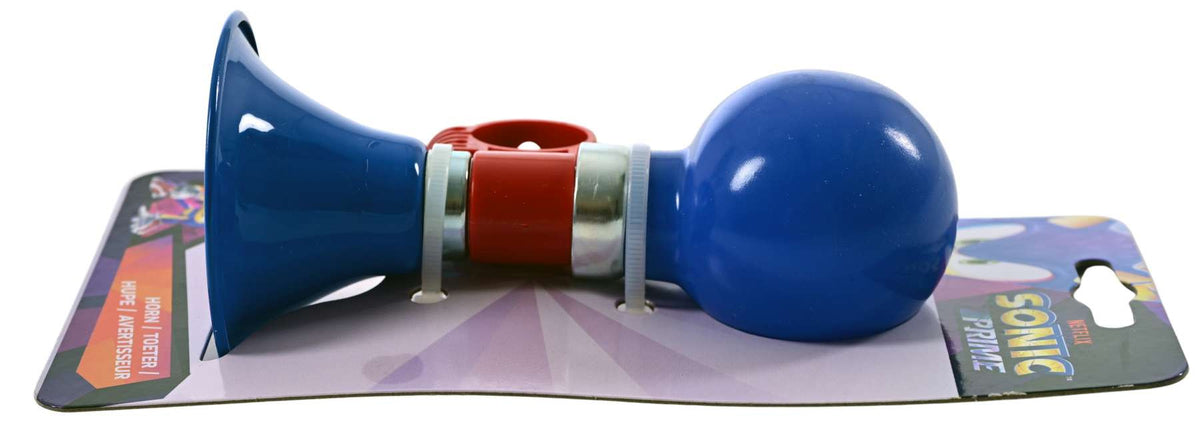 Turbo Crew Fietstoeter - Jongens - Rood Blauw (detail)