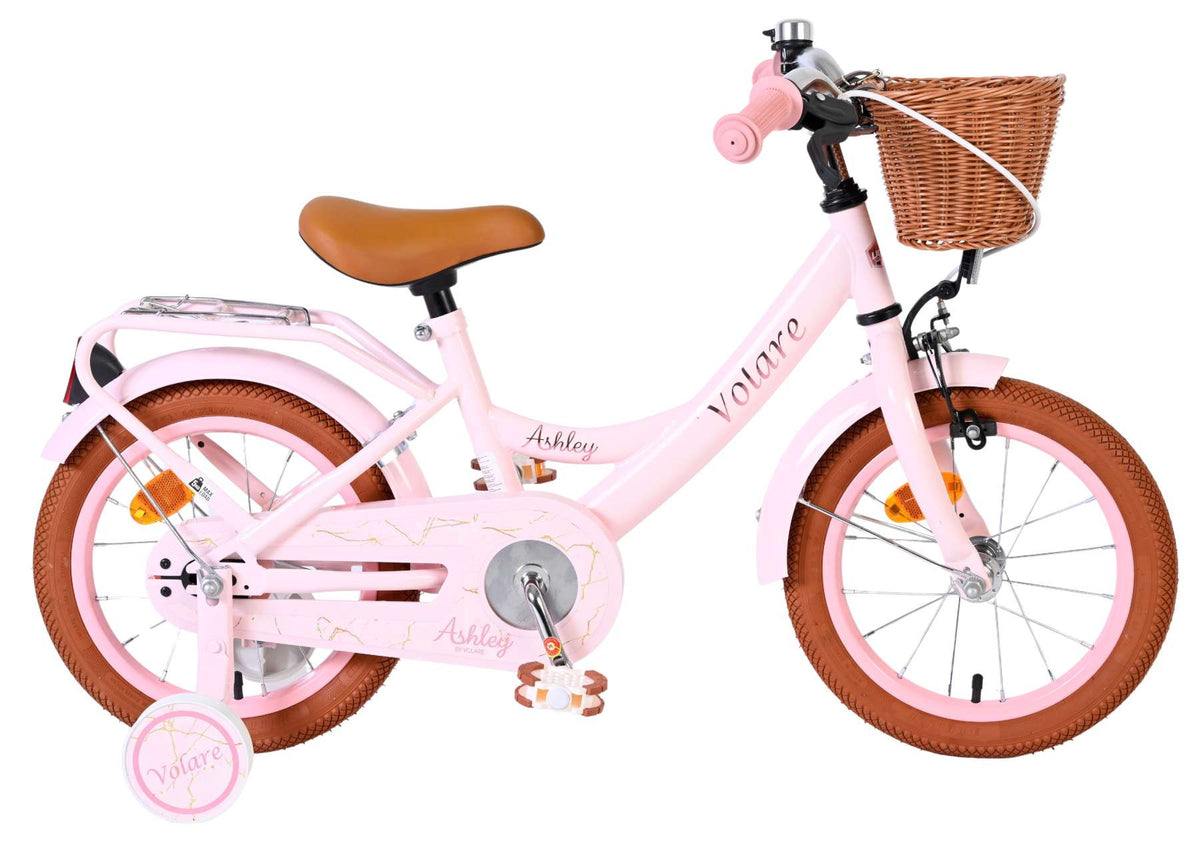 Volare Ashley Kinderfiets - Meisjes - 14 inch - Roze 14 inch