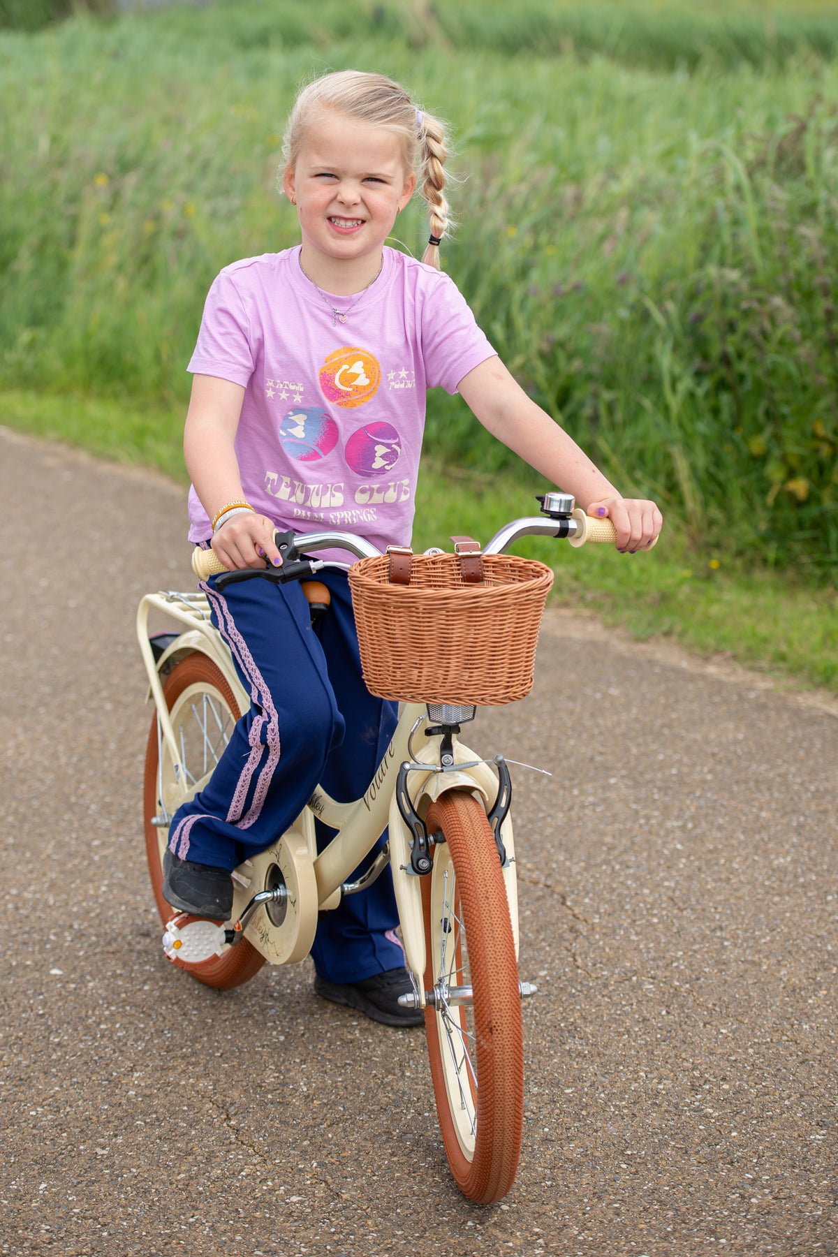 Volare Ashley Kinderfiets - Meisjes - 18 inch - Roze 18 inch (detail)