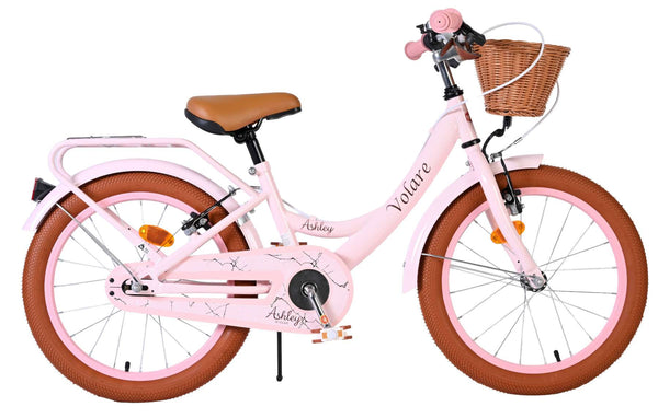 Volare Ashley Kinderfiets - Meisjes - 18 inch - Roze - Twee handremmen 18 inch