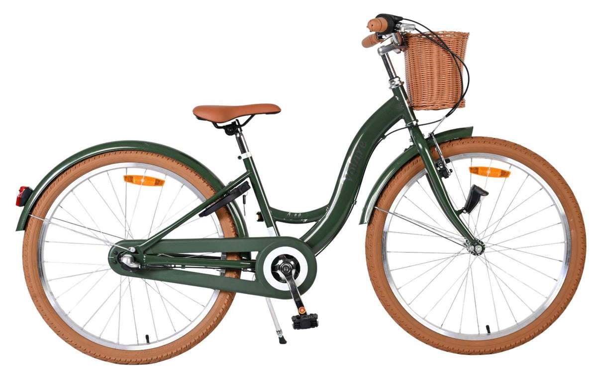 Volare Ashley Kinderfiets - Meisjes - 24 inch - Groen - Shimano Nexus 3