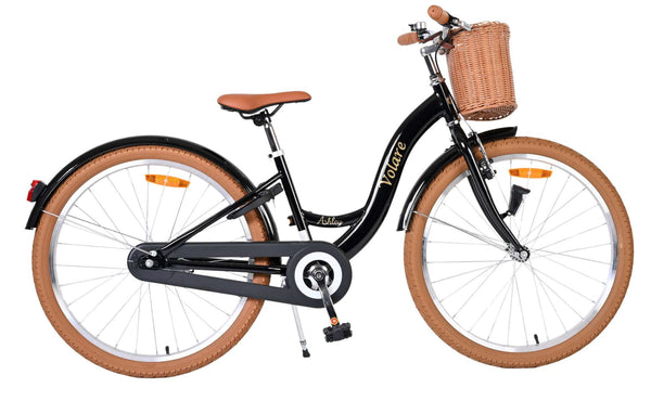 Volare Ashley Kinderfiets - Meisjes - 24 inch - Zwart 24 inch