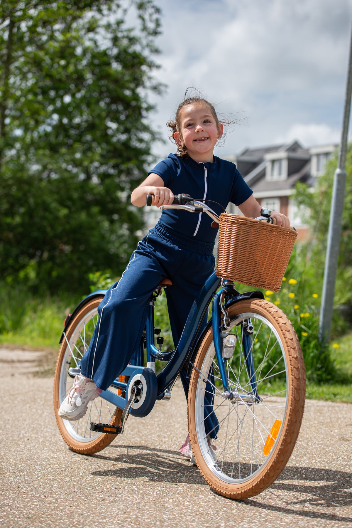 Volare Ashley Kinderfiets - Meisjes - 26 inch - Blauw - Shimano Nexus 3 26 inch (detail)