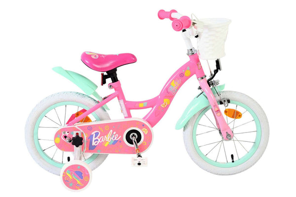 Volare Barbie Kinderfiets - Meisjes - 14 inch - Roze 14 inch