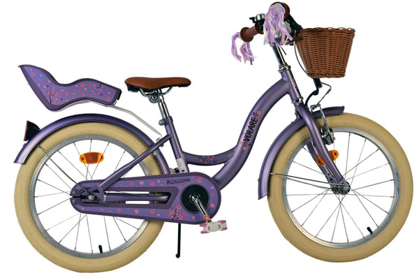 Volare Blossom Kinderfiets - Meisjes - 18 inch - Paars 18 inch