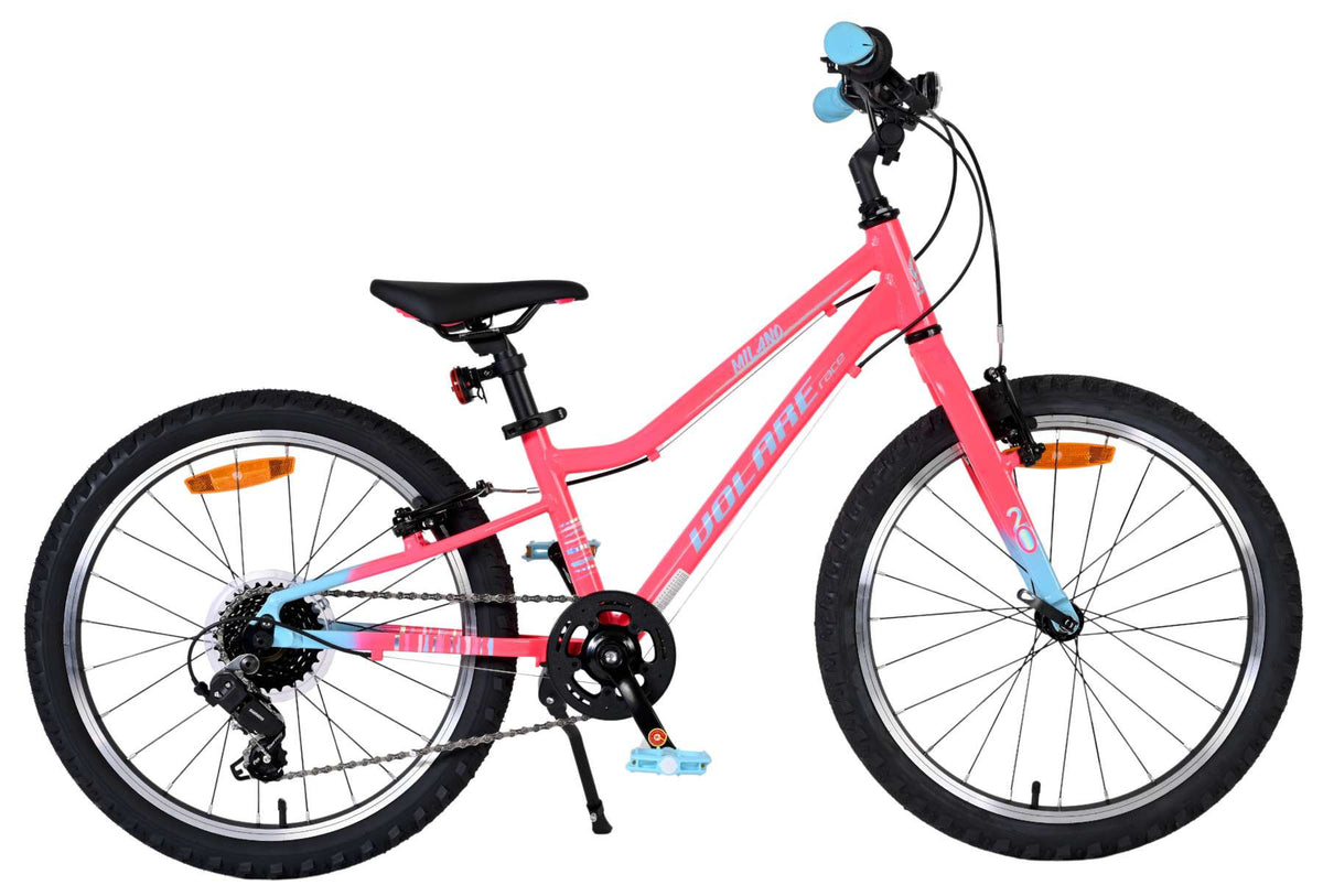 Volare Milano Kinderfiets - Meisjes - 20 inch - Roze - 6 versnellingen