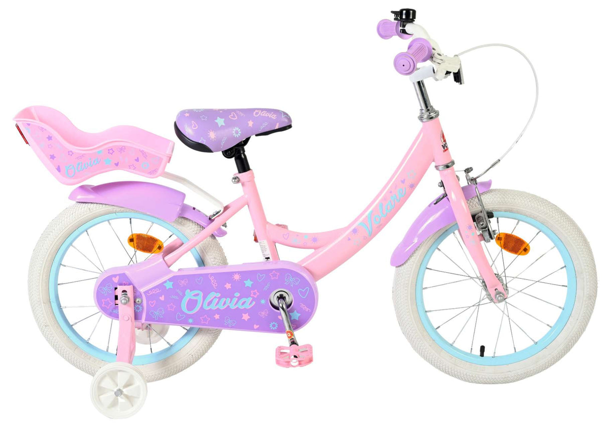Volare Olivia Kinderfiets - Meisjes - 16 inch - Roze 16 inch