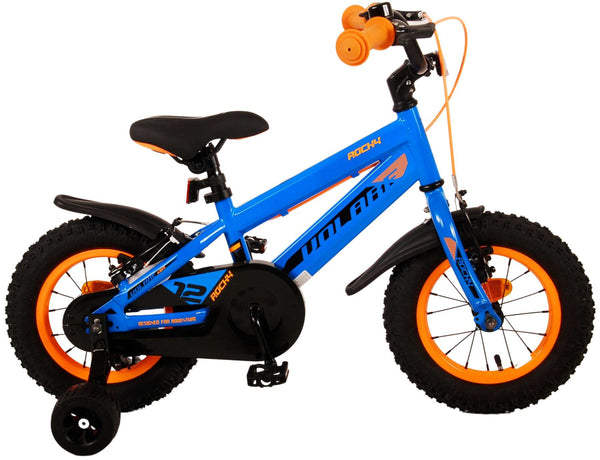 Volare Rocky Kinderfiets - Jongens - 12 inch - Blauw - Twee handremmen 12 inch