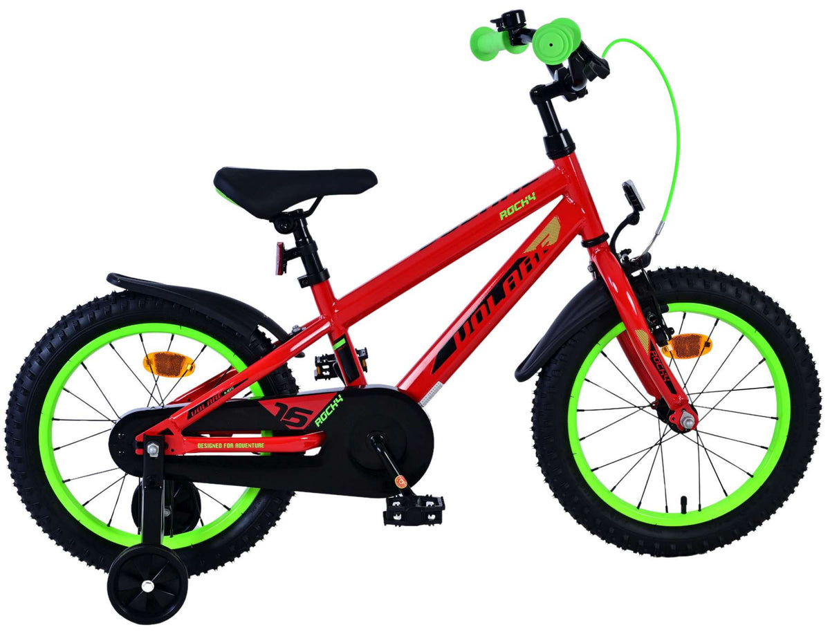 Volare Rocky Kinderfiets - Jongens - 16 inch - Rood 16 inch