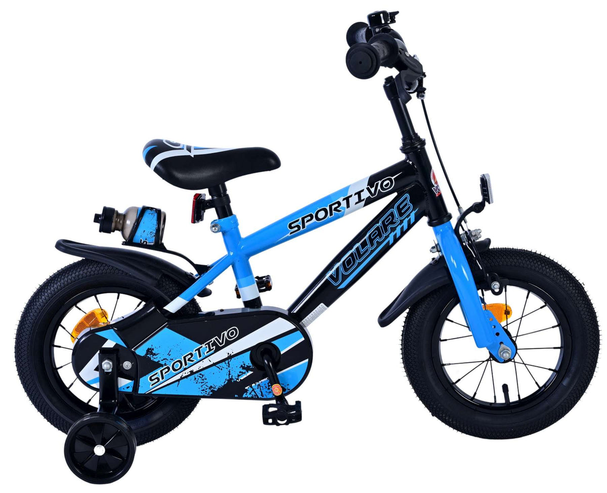 Volare Sportivo Kinderfiets - Jongens - 12 inch - Blauw