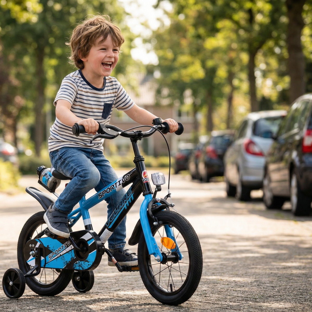 Volare Sportivo Kinderfiets - Jongens - 12 inch - Groen 12 inch (detail)