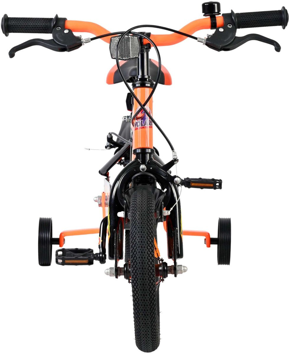 Volare Strike Kinderfiets - Jongens - 12 inch - Oranje - Twee Handremmen 12 inch (detail)