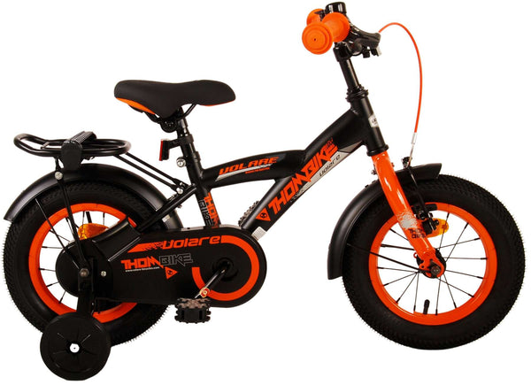 Volare Thombike Kinderfiets - Jongens - 12 inch - Zwart Oranje 12 inch