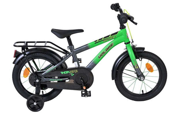 Volare Thombike Kinderfiets - Jongens - 14 inch - Groen Grijs 14 inch