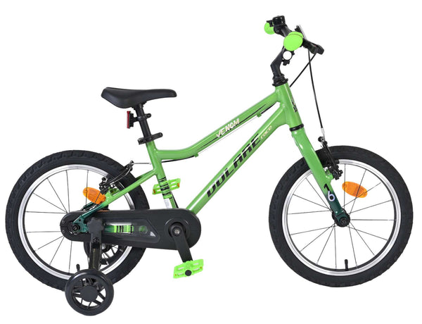 Volare Venom Kinderfiets - Jongens - 16 inch - Groen - Twee handremmen 16 inch