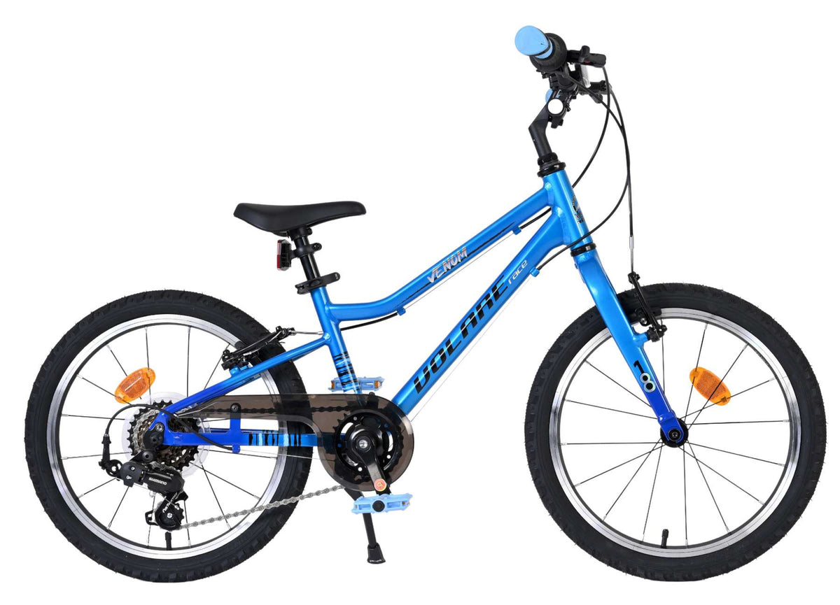 Volare Venom Kinderfiets - Jongens - 18 inch - Blauw - 6 versnellingen