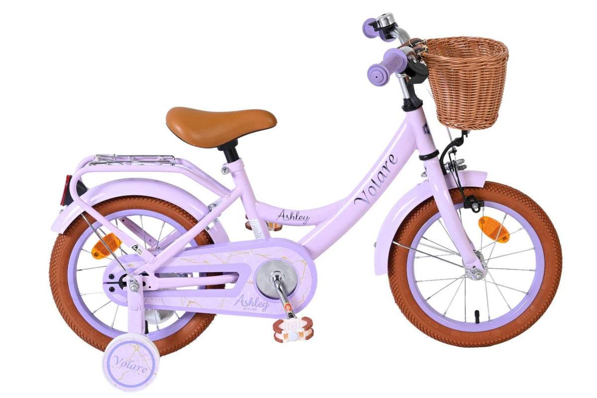 Volare Ashley Kinderfiets - Meisjes - 14 inch - Lila 14 inch
