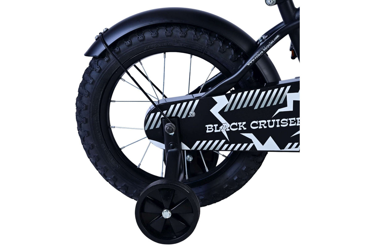 Volare Black Cruiser 14 Inch Zwart (detail)