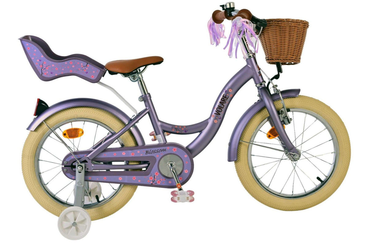 Volare Blossom Kinderfiets – Meisjes 16 inch Paars