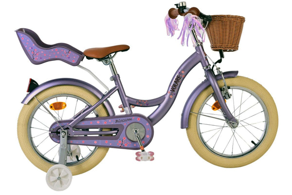 Volare Blossom Kinderfiets – Meisjes 16 inch Paars
