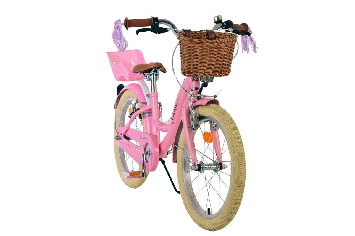 Volare Blossom Kinderfiets – Meisjes – Twee Handremmen 18 inch Roze (detail)
