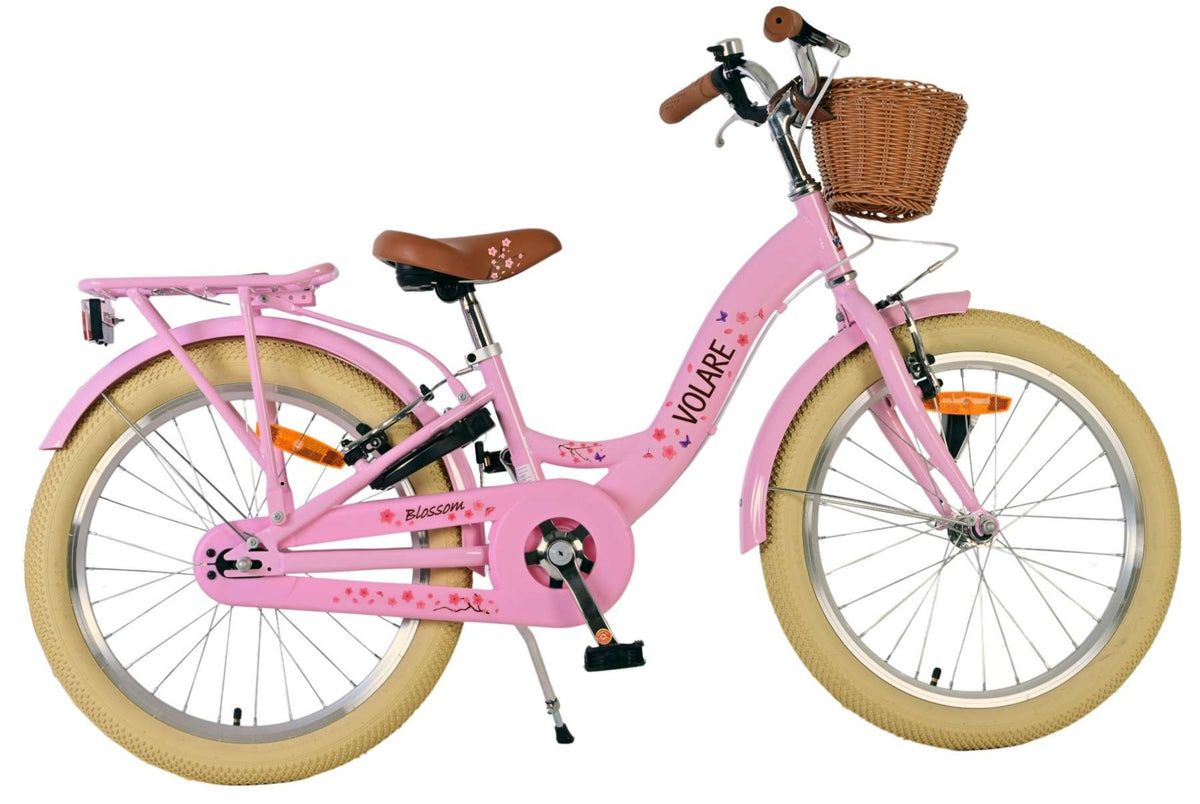 Volare Blossom Kinderfiets – Meisjes – Twee Handremmen 20 inch Roze