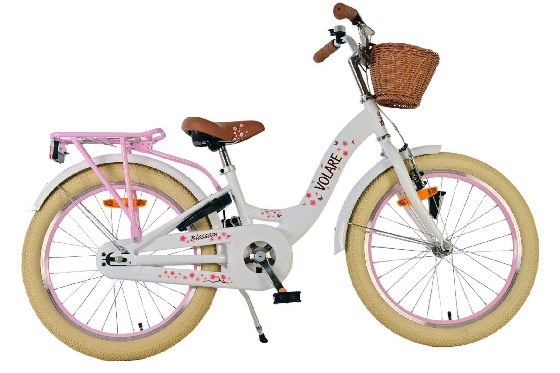 Volare Blossom Kinderfiets – Meisjes – 20 inch – wit