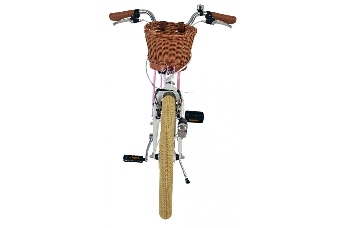 Volare Blossom Kinderfiets – Meisjes – Twee Handremmen 20 inch Wit (detail)