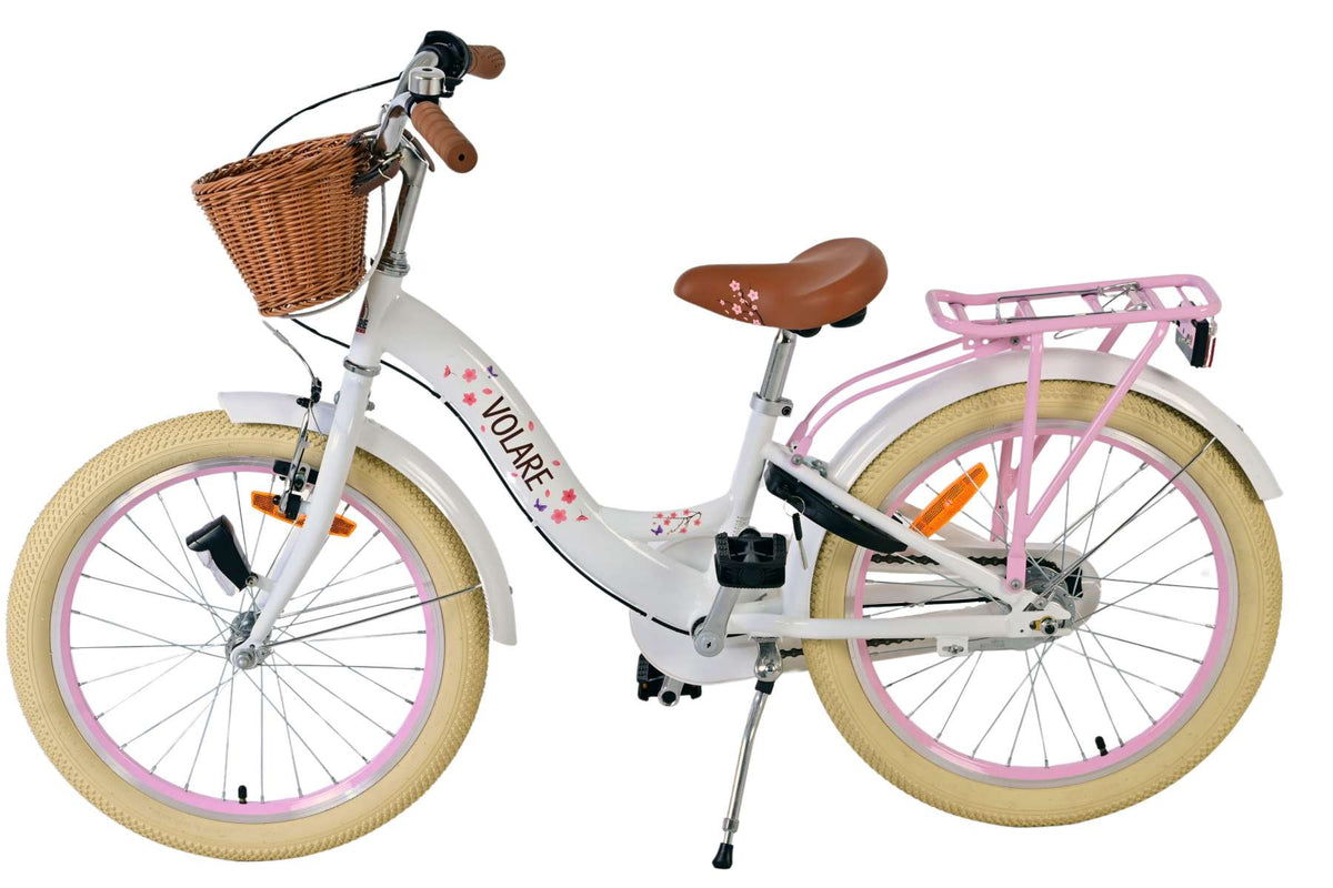 Volare Blossom Kinderfiets – Meisjes – 20 inch – Wit – Nexus 3 versnellingen (detail)