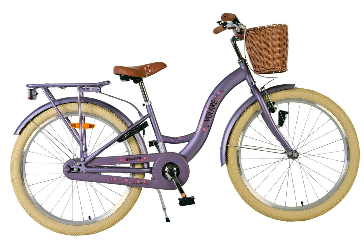 Volare Blossom Kinderfiets – Meisjes 24 inch Paars