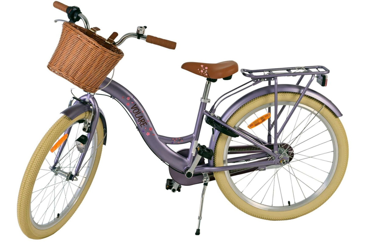 Volare Blossom Kinderfiets – Meisjes – 24 inch – Paars – 3 Versnellingen (detail)
