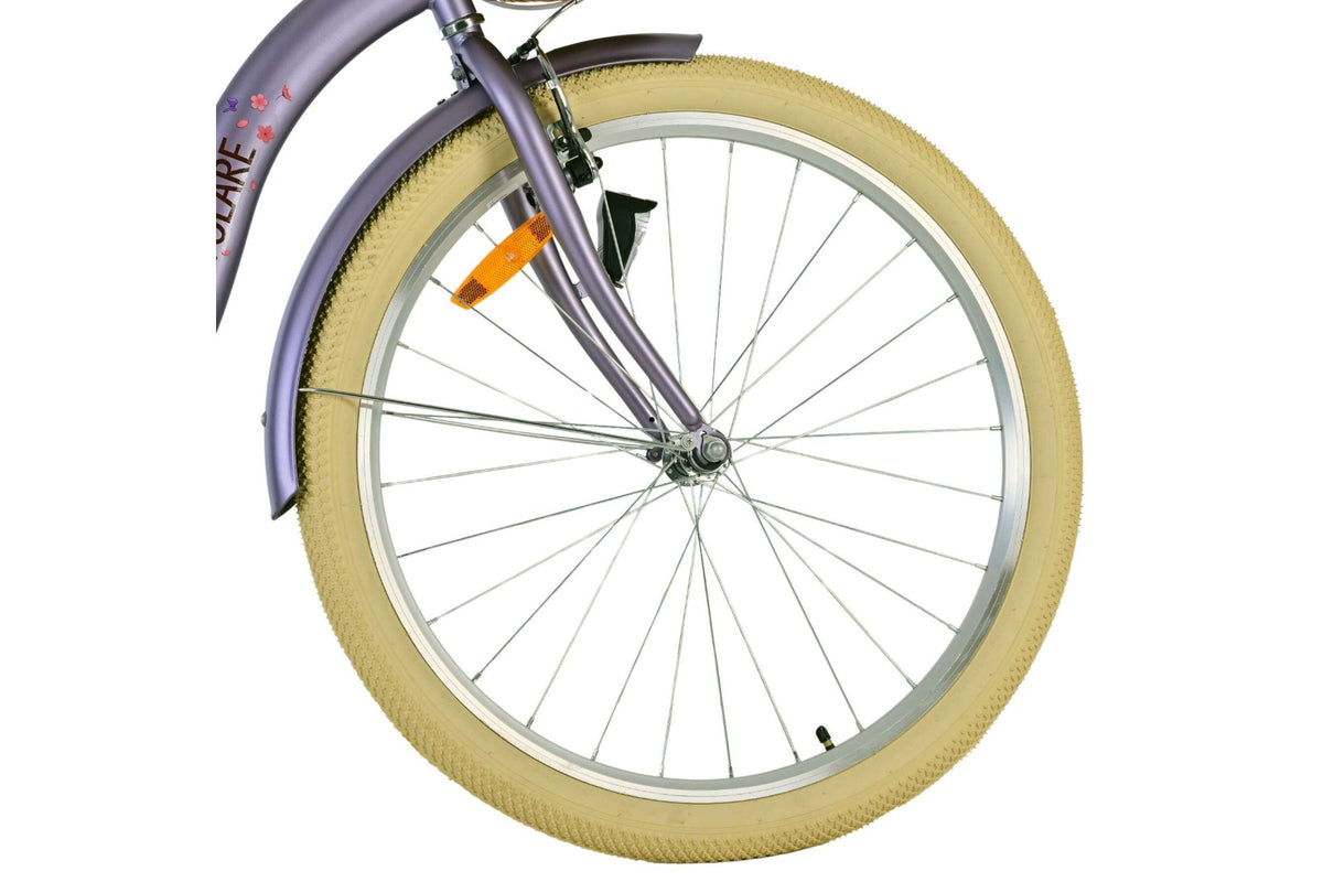 Volare Blossom Kinderfiets - Meisjes - 26 inch - Paars 26 inch (detail)