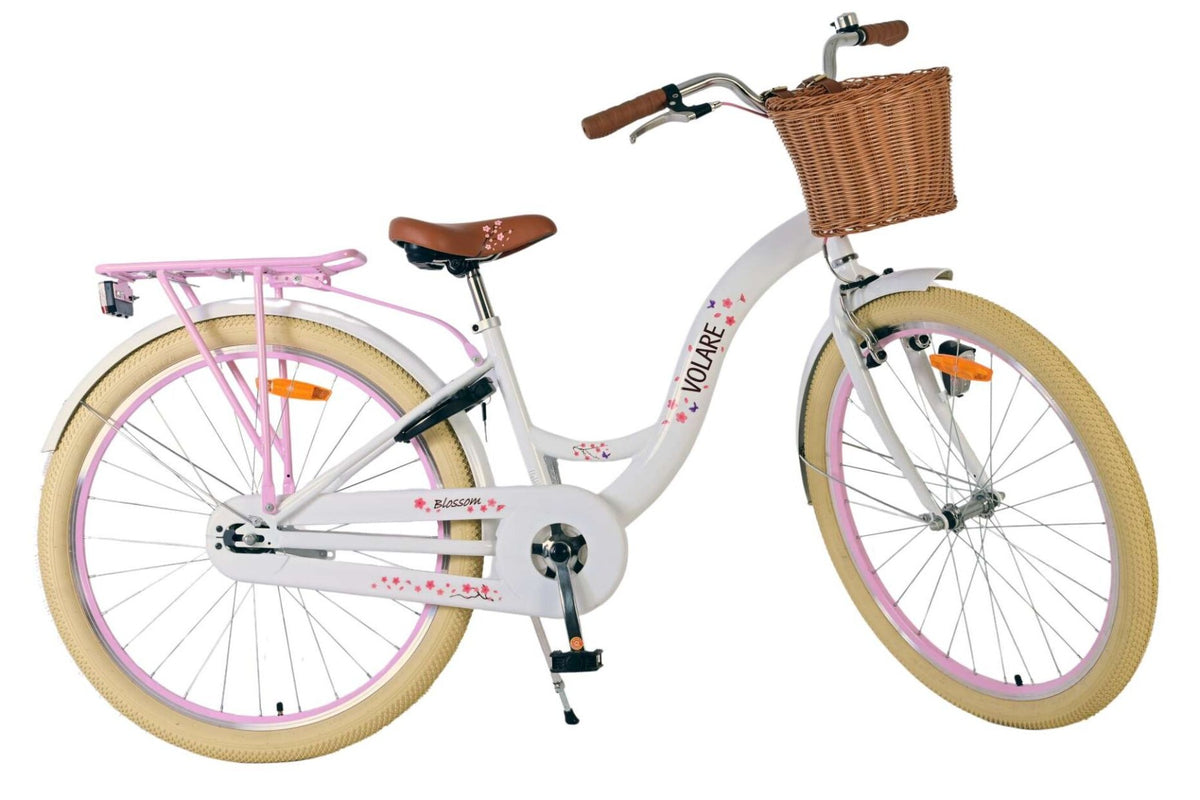 Volare Blossom Kinderfiets – Meisjes 26 inch Wit (detail)