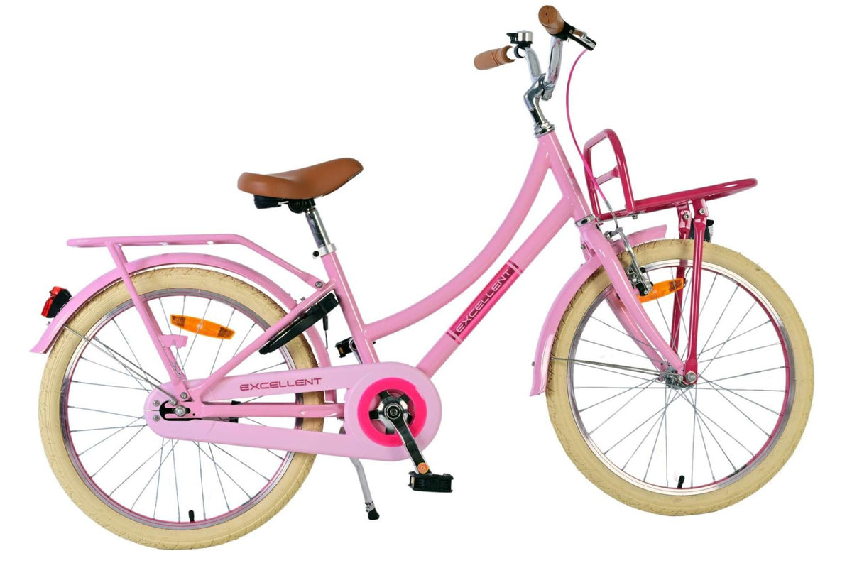 Volare Excellent Kinderfiets – Meisjes – 20 inch – Roze – 3 Versnellingen
