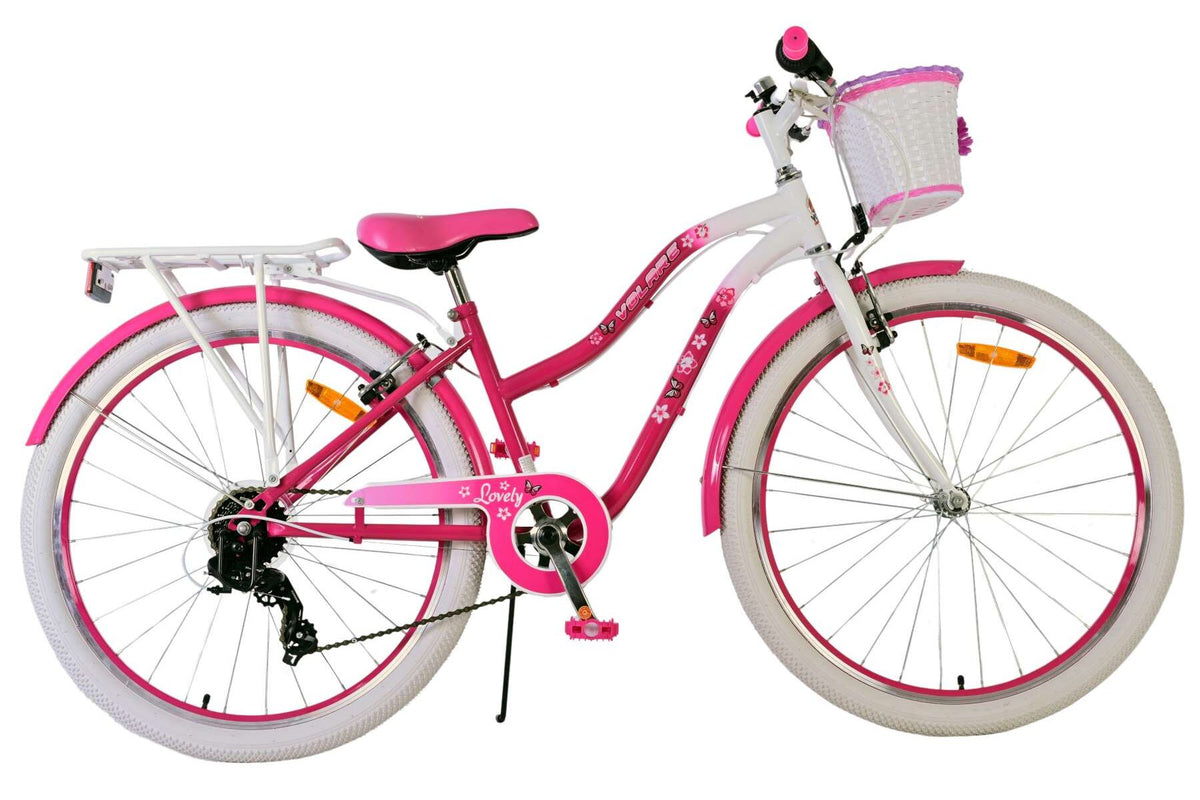 Volare Lovely Kinderfiets – Meisjes – 7 Versnellingen 26 inch Roze