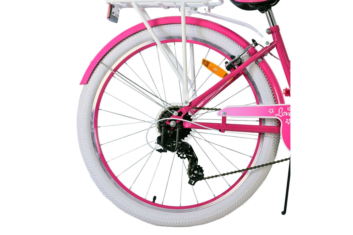 Volare Lovely Kinderfiets - Meisjes - 26 inch - Roze - 7 Versnellingen (detail)