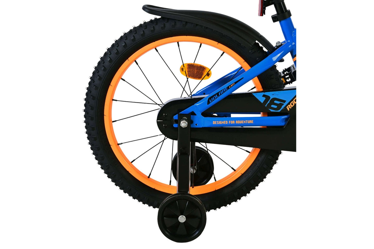 Volare Rocky Kinderfiets – Jongens – 18 inch – Blauw (detail)