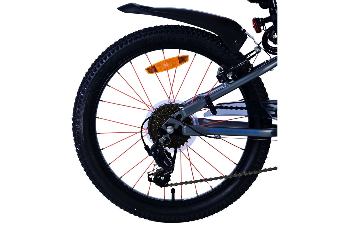 Volare Rocky Kinderfiets – Jongens – 20 inch – 7 speed – Blauw (detail)