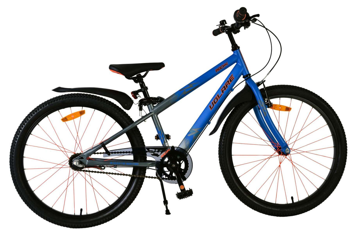 Volare Rocky Kinderfiets – Shimano Nexus 3 versnellingen 24 inch Blauw
