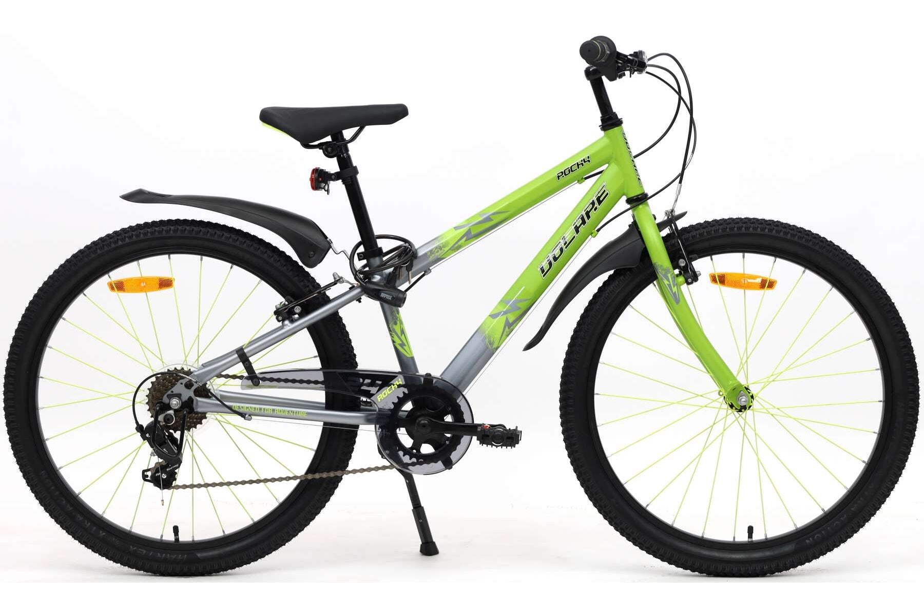 Volare Rocky Kinderfiets - 24 inch - Groen - 7 versnellingen