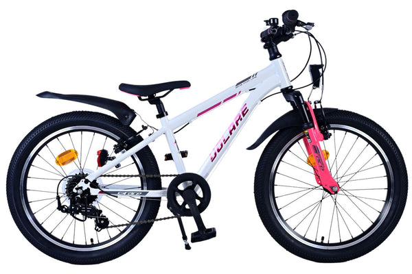 Volare XC Race Kinderfiets – 20 inch – 7 versnellingen– Wit Roze
