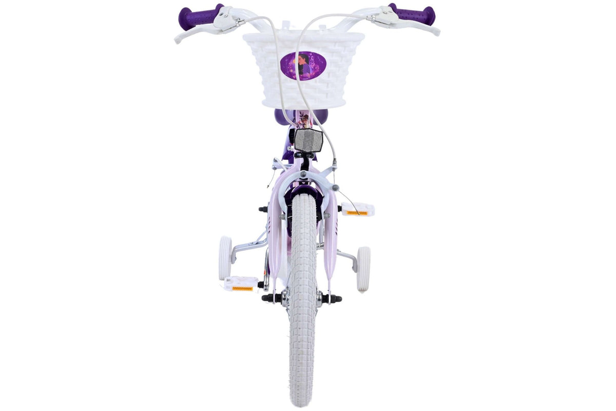 Disney Wish Kinderfiets - Meisjes - 16 inch - Paars - Twee handremmen (detail)